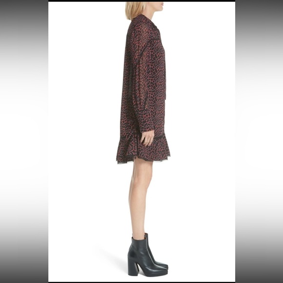 Proenza Schouler Crepe Chiffon Silk Dress Size 2 - Picture 3 of 11